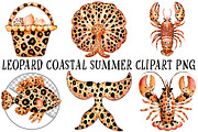 Leopard Coastal Summer Clipart PNG, an Illustration by OK Design (Thumbnail 2 of 6)