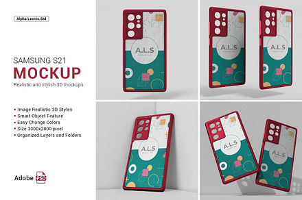 Mockup Casing Samsung Galaxy S21, an Android Mockup by Alphaleonis_std