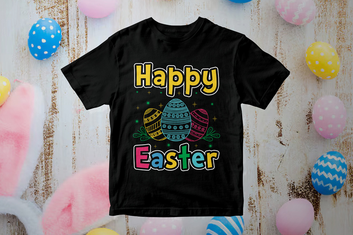Happy Easter Shirt | Spring T Shirt, a Graphic by Vector Portal (Photo 2 of 5)