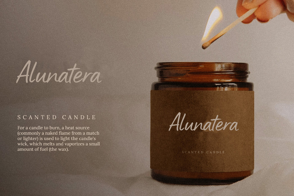 Alunatera handwriting Font, a Handwritten Font by Art StoreID (Photo 10 of 11)
