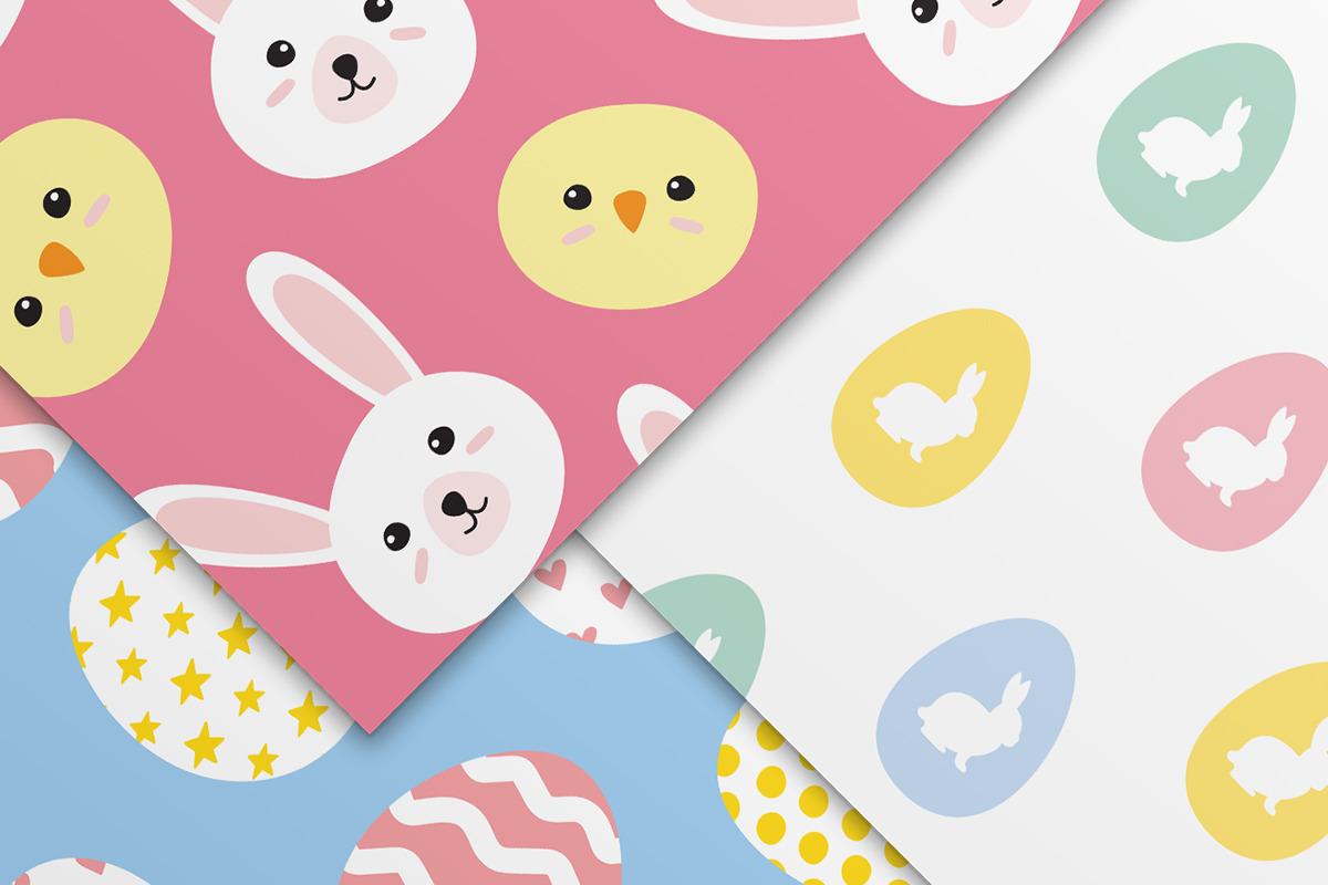 Easter patterns set, a Pattern Graphic by Swetsol (Photo 5 of 9)