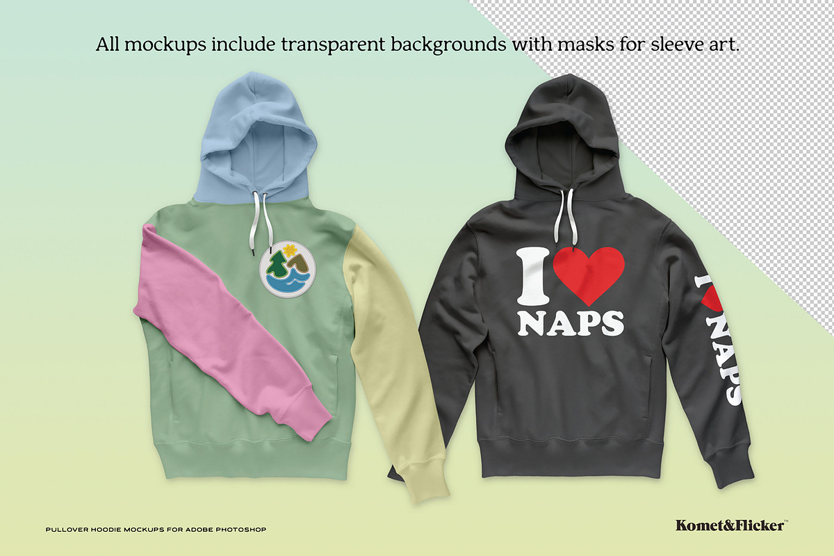 Hoodie Mockups for Photoshop, a Hoody Mockup by Komet & Flicker (Photo 5 of 12)