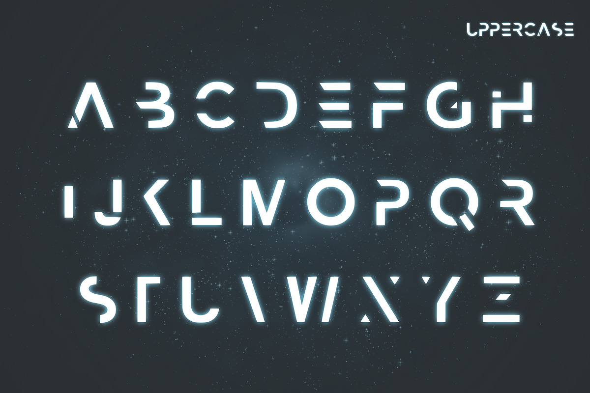 APHILION - A Futuristic Typeface preview 2