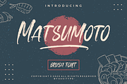Matsumoto, a Handwritten Font by SusiType (Thumbnail 1 of 8)