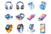 Gadgets Clipart, an Illustration by Design Market (Thumbnail 3 of 4)