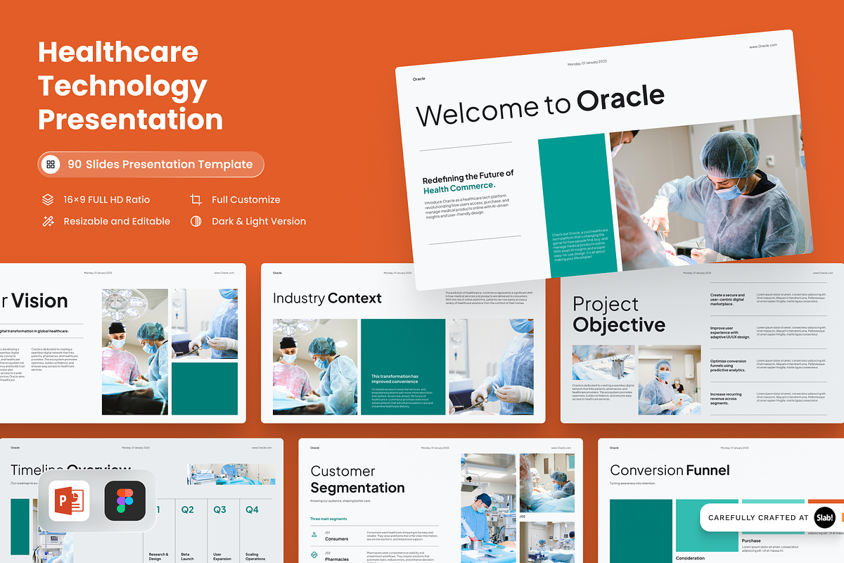 Healthcare Technology Presentation, a Presentation Template by SLAB! Design (Photo 1 of 9)