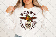 Patchwork F-Caw-F Raven PNG, an Illustration by Craft Nest (Thumbnail 2 of 6)