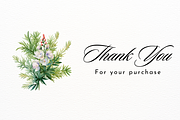 Realistic Evergreen Flowers Clipart, a Decorative Illustration by New-School-Wave (Thumbnail 5 of 5)