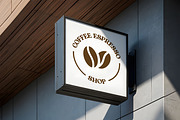 Logo Mockup White Hanging Sign, a Mockup by GenesisCreativeCo (Thumbnail 2 of 3)