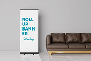 Roll-Up Banner Mockup, an Advertising Mockup by Getdesign (Thumbnail 3 of 4)
