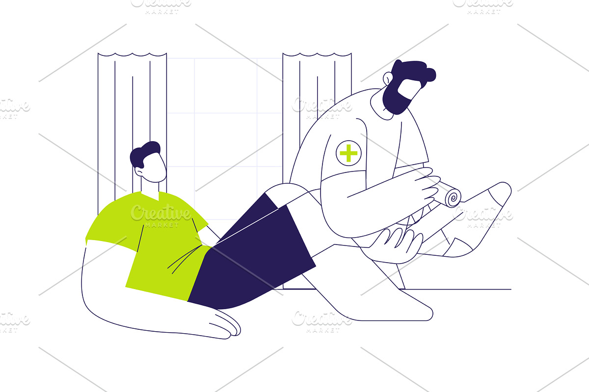 Foot and ankle orthopaedics abstract, a Healthcare Illustration by Visual Generation