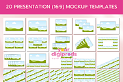 Presentation (16:9) Mockup Templates, a Device Mockup by Your DigiProds (Thumbnail 3 of 4)