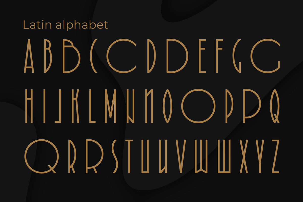 Van Alen - font, a Font by Aniad_ (Photo 3 of 5)