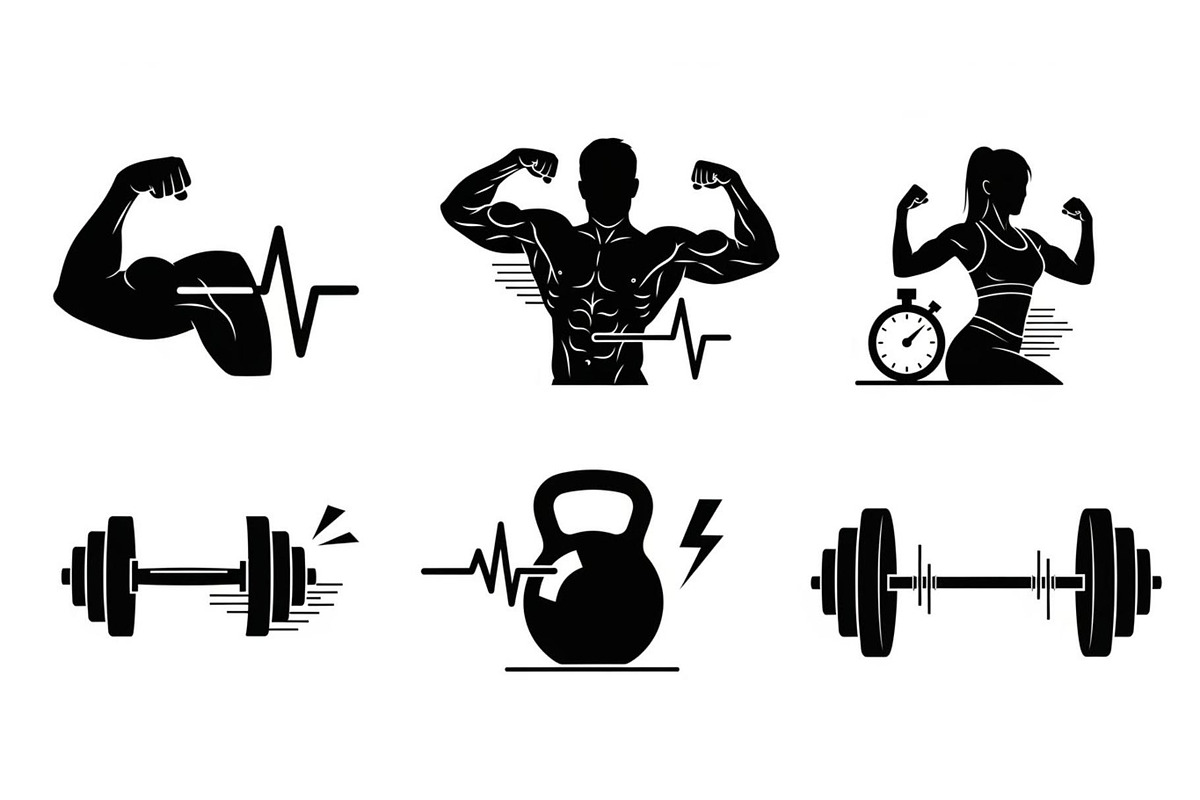 Ultimate Fitness Gym Vector Bundle, an Illustration by Creativeshirt (Photo 25 of 51)