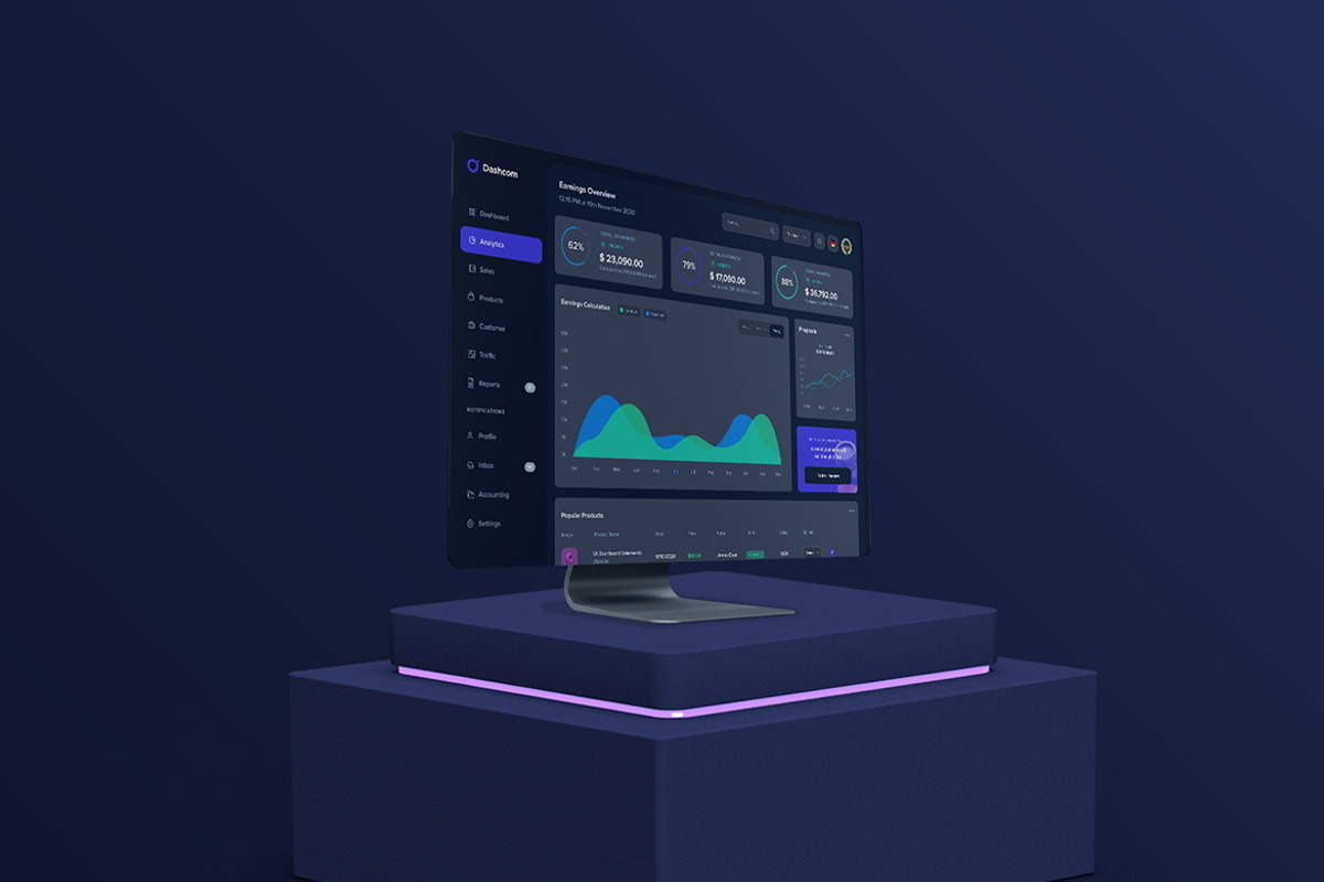 Isometric Device Presentation Mockup, a Product Mockup by KL-Webmedia (Photo 4 of 8)