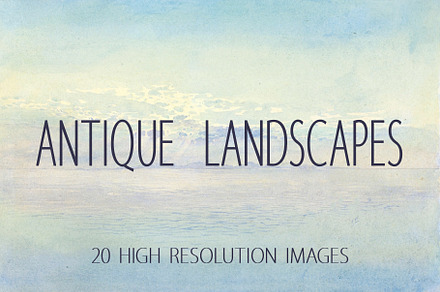 Antique Landscapes, a Texture Graphic by Blue Line Design