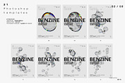 BENZINE - Liquid Photoshop Templates, a Design Template by Inartflow (Thumbnail 5 of 21)