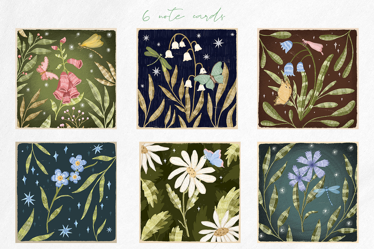 Soft flowers graphic collection, a Decorative Illustration by Yelloo Fish (Photo 11 of 16)