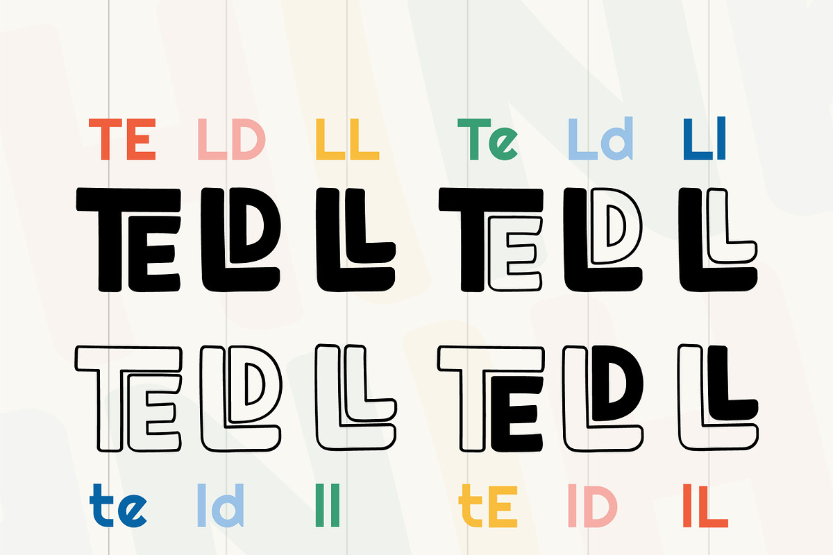 Think -Cute and Playful Handwritten, a Handwritten Font by MaxArt Foundry (Photo 3 of 7)
