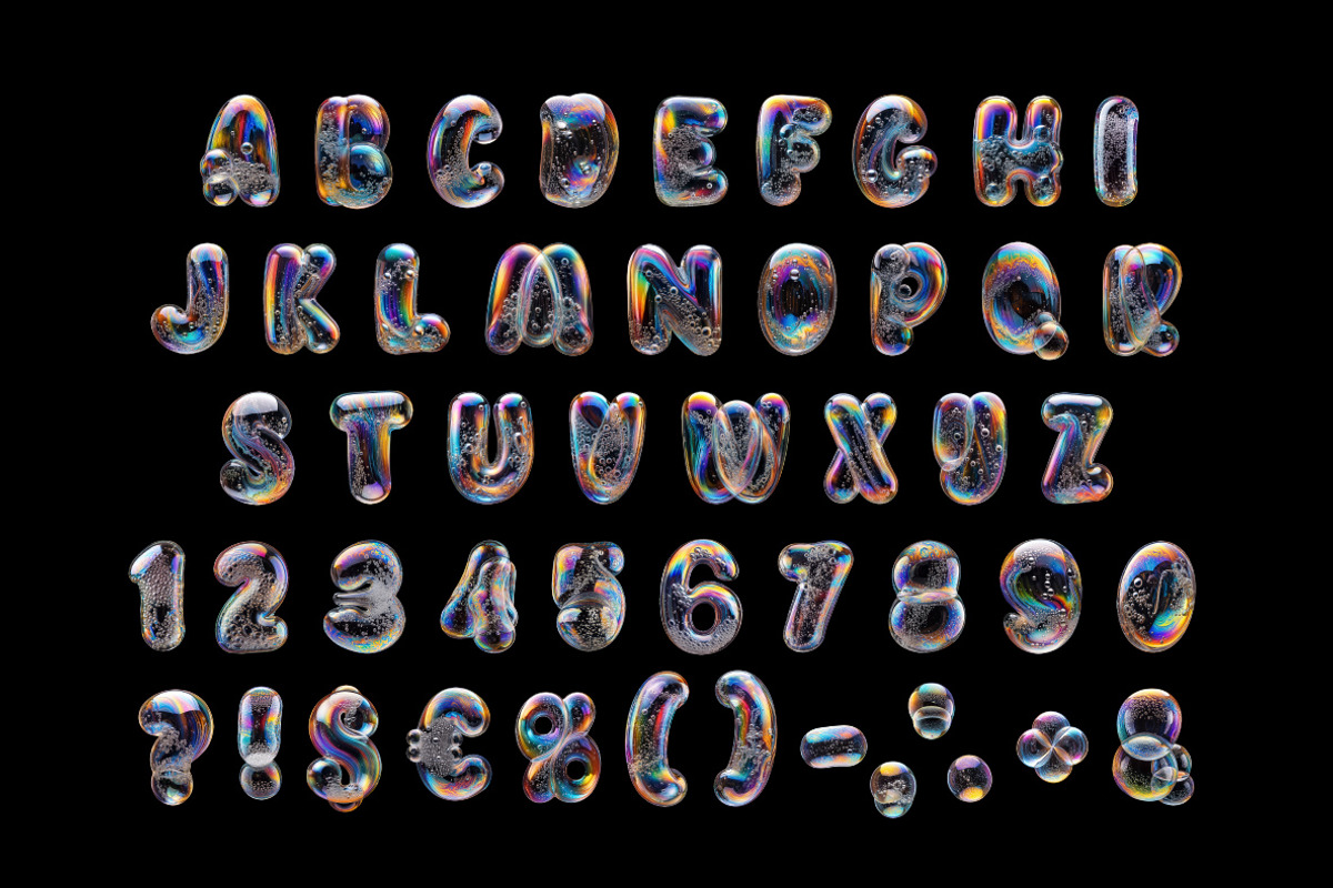 BubbleLuxe Font, a Sans Serif Font by Handmadefont (Photo 2 of 13)
