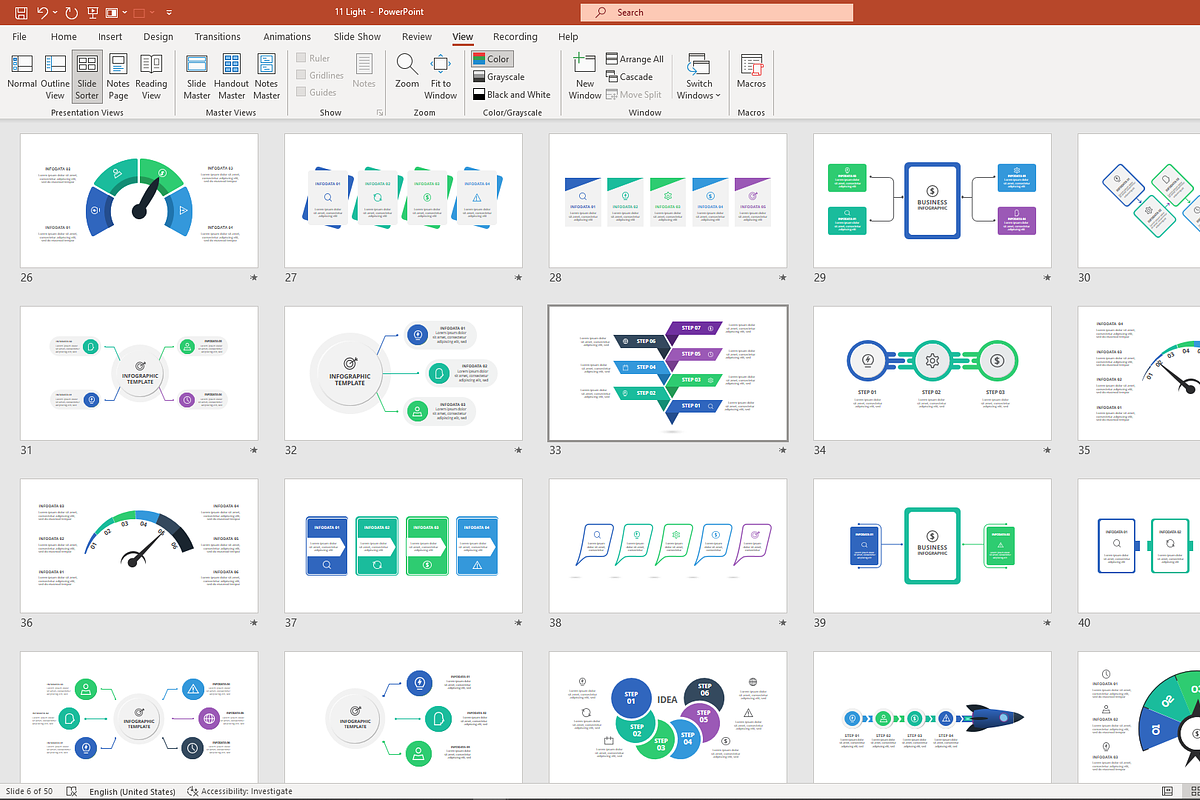 Ultimate PowerPoint Template, a Presentation Template by Infographics project (Photo 4 of 12)
