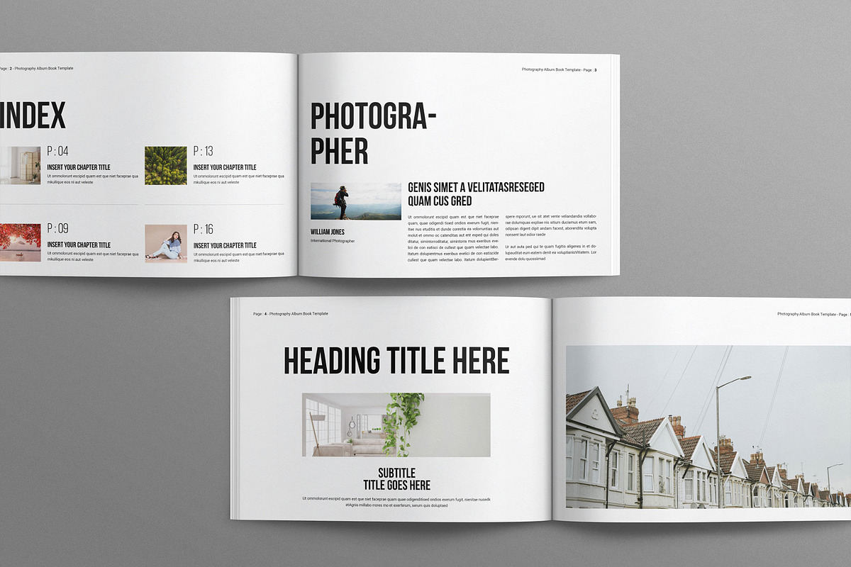 Photography Album Book  Landscape, a Magazine Template by Work-Envance (Photo 2 of 8)