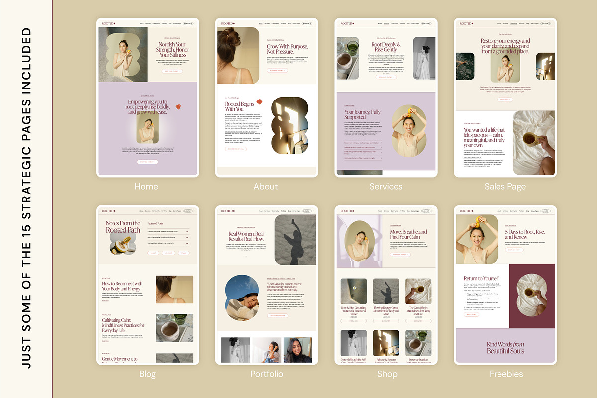Rooted Squarespace 7.1 Template, a Squarespace Template by Studio Heythere (Photo 7 of 8)