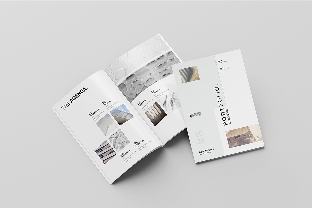 Architecture Portfolio Template, a Brochure Template by Spark_Creative (Photo 4 of 14)