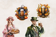 OKTOBERFEST HOLIDAY CLIPART PACK, a Person Illustration by Daring Digies (Thumbnail 2 of 4)