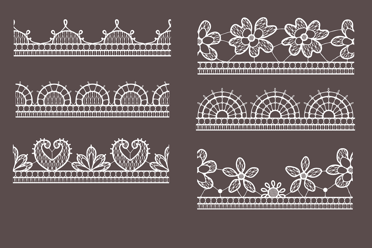 lace pattern brushes., a Pattern Graphic by Ajuga (Photo 7 of 9)