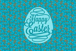 6 Happy Easter Greetings Cards