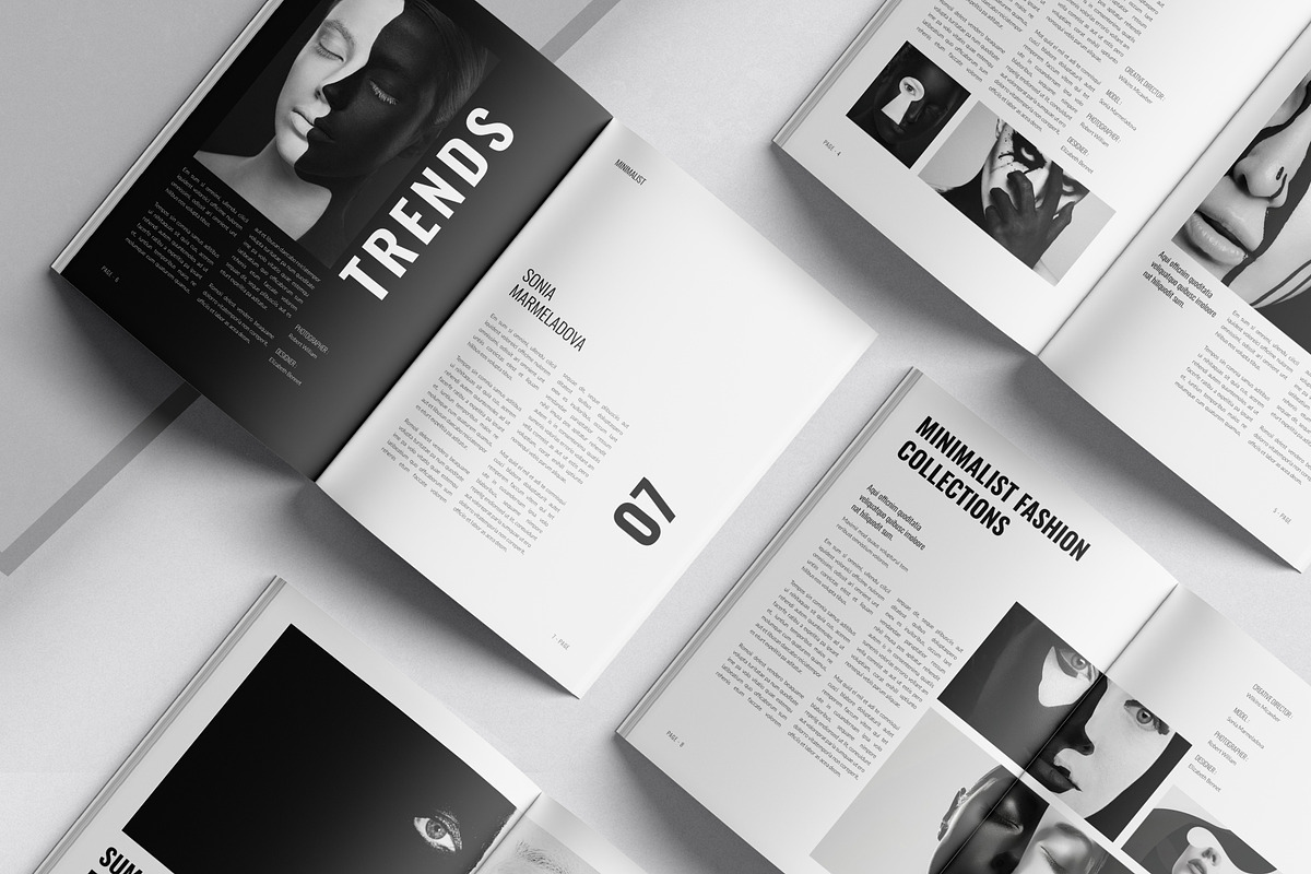 Fashion Magazine Template preview 6