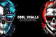 Cool Skulls, a Decorative Illustration by Digital Art Creations (Thumbnail 1 of 5)