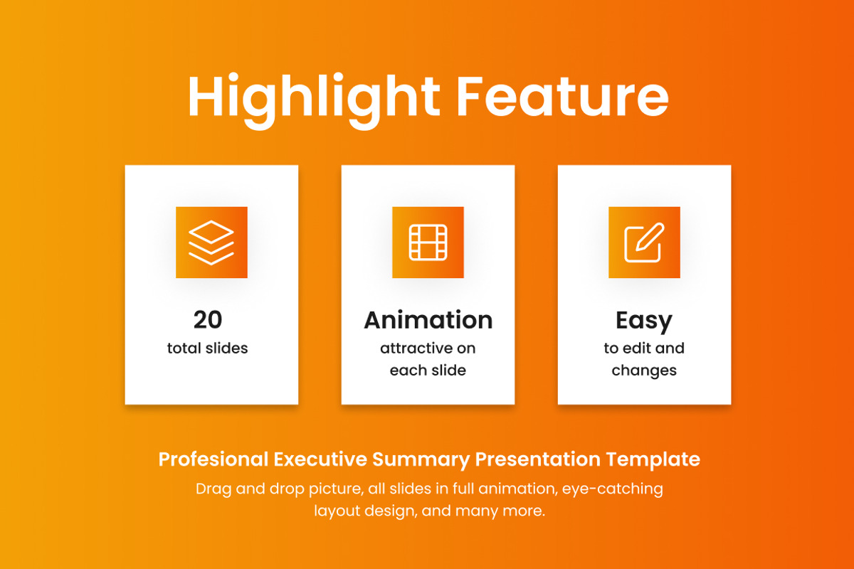 Professional Executive Summary, a Presentation Template by Loin Studio (Photo 2 of 4)