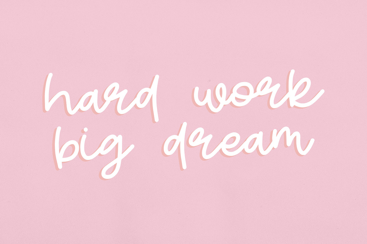 Lipstick, a Script Font by Paul Hewitt (Photo 3 of 7)