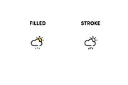 Weather Icon Pack, an Icon by Jacke__C (Thumbnail 3 of 4)
