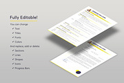 ATS Resume CV Word & Google Docs 44, a Resume Template by MrCam Template Resume|CV (Thumbnail 5 of 8)