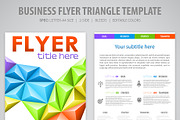 Flyers. Business Triangle Fliers, a Technology Illustration by TAlex (Thumbnail 4 of 6)