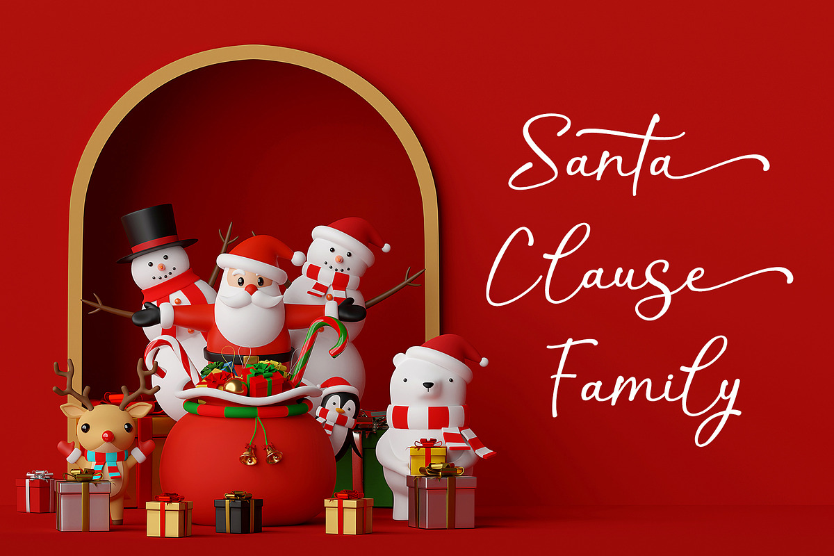 Christmas Shine - Handwritten Font, a Script Font by Letterafa Studio (Photo 7 of 10)