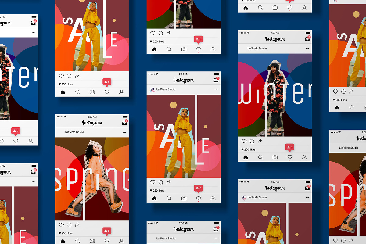 Fashion Brand Instagram Design, a Social Media Template by Laffmate (Photo 5 of 8)
