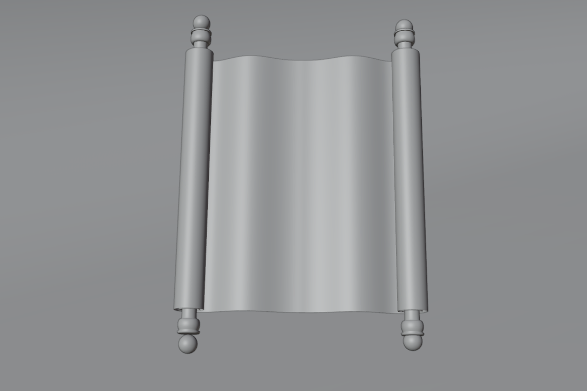 3D Ancient Blank Scroll, an Object 3D Model by Dudukbersama (Photo 2 of 2)
