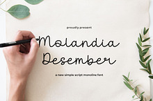 Molandia Desember || Script Font
