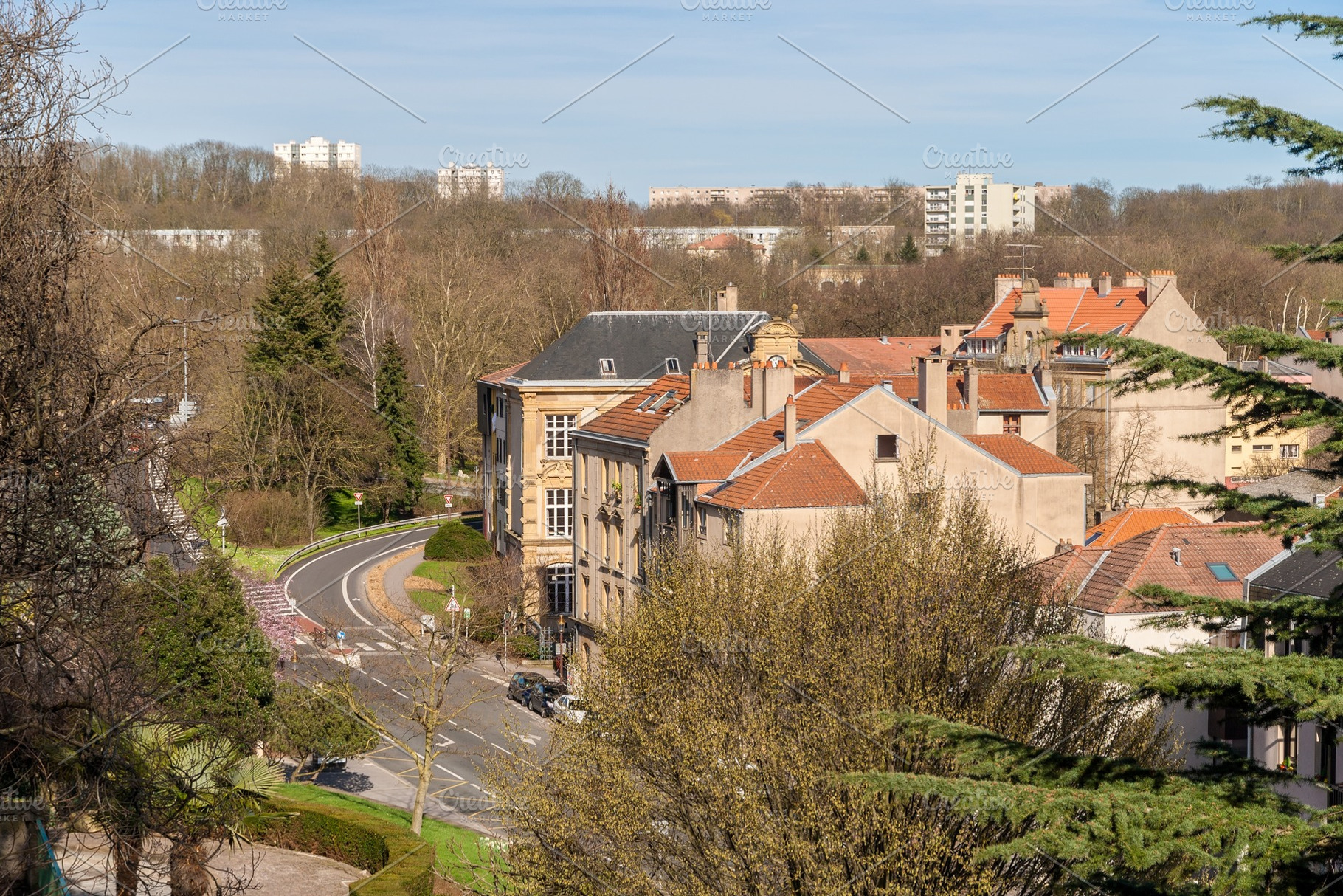 Residential buildings in Metz - Lorraine, France, an Architecture Photo by Leonid Andronov