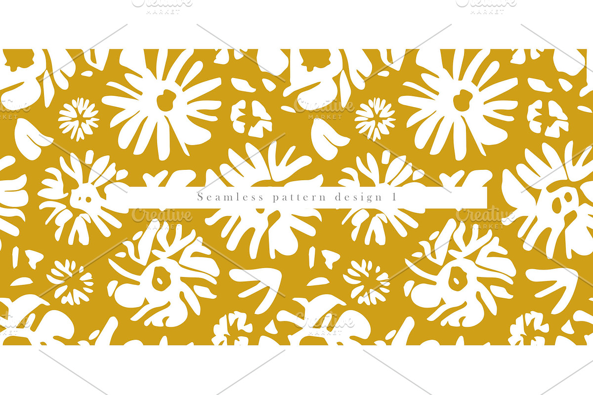 Playful Flowers, a Pattern Graphic by Nadezda (Photo 2 of 5)