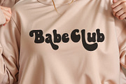 Daisy Chic A Duo Retro Groovy Font, a Sans Serif Font by Prestige Artsy Studio (Thumbnail 7 of 10)