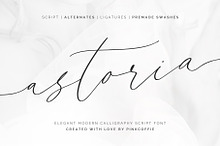 Astoria | Modern Calligraphy Script