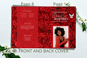 Red Roses Funeral Progam, a Brochure Template by Feel Inspired Digitals (Thumbnail 5 of 6)