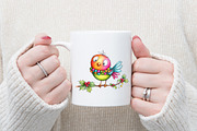 Whimsical Christmas Animals Clipart, an Illustration by designcity5 (Thumbnail 5 of 5)