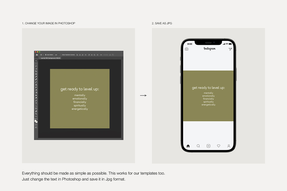 Instagram Quotes Posts Stories PS, a Social Media Template by Love Radiation Studio (Photo 11 of 18)