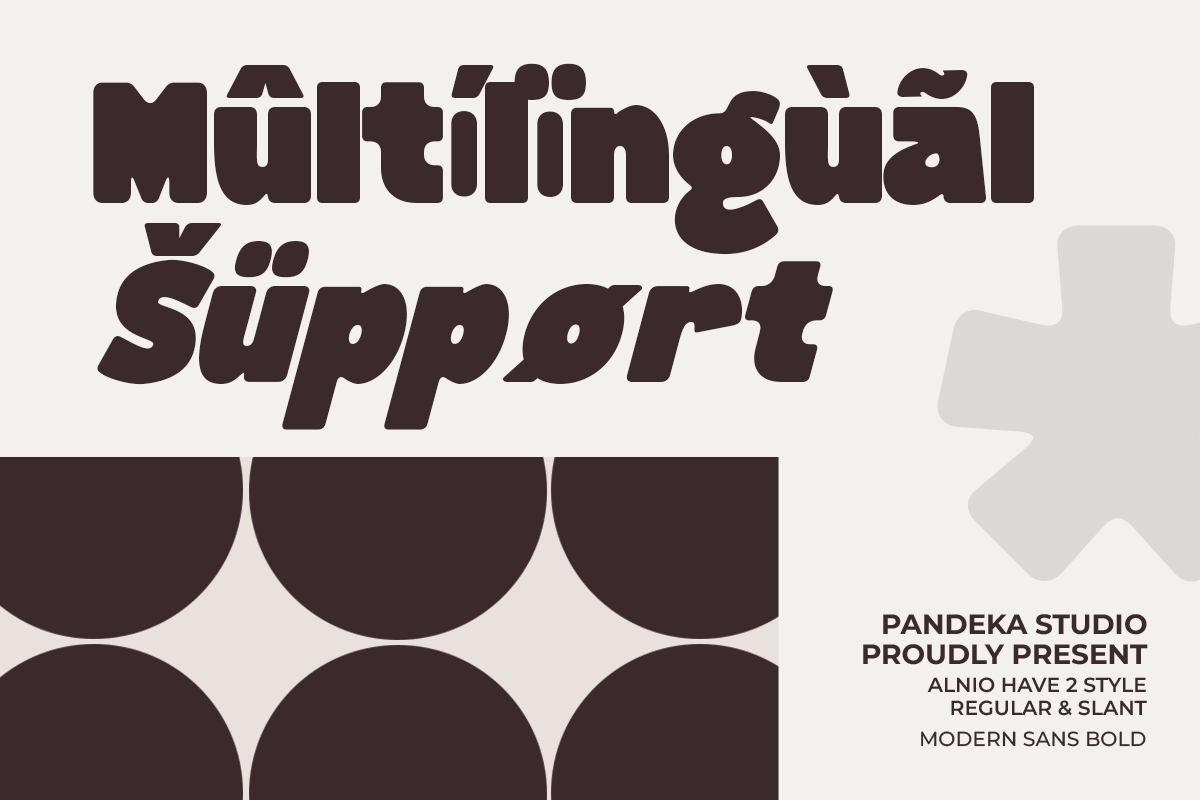 Alnio - Modern Display Sans Font, a Sans Serif Font by Pandeka Studio (Photo 8 of 9)